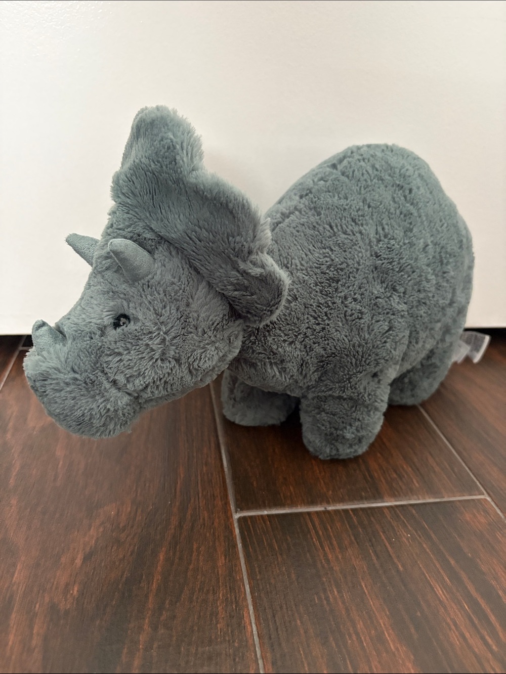 Jellycat Fossilly Triceratops Plush – Medium RETIRED COLLECTIBLE